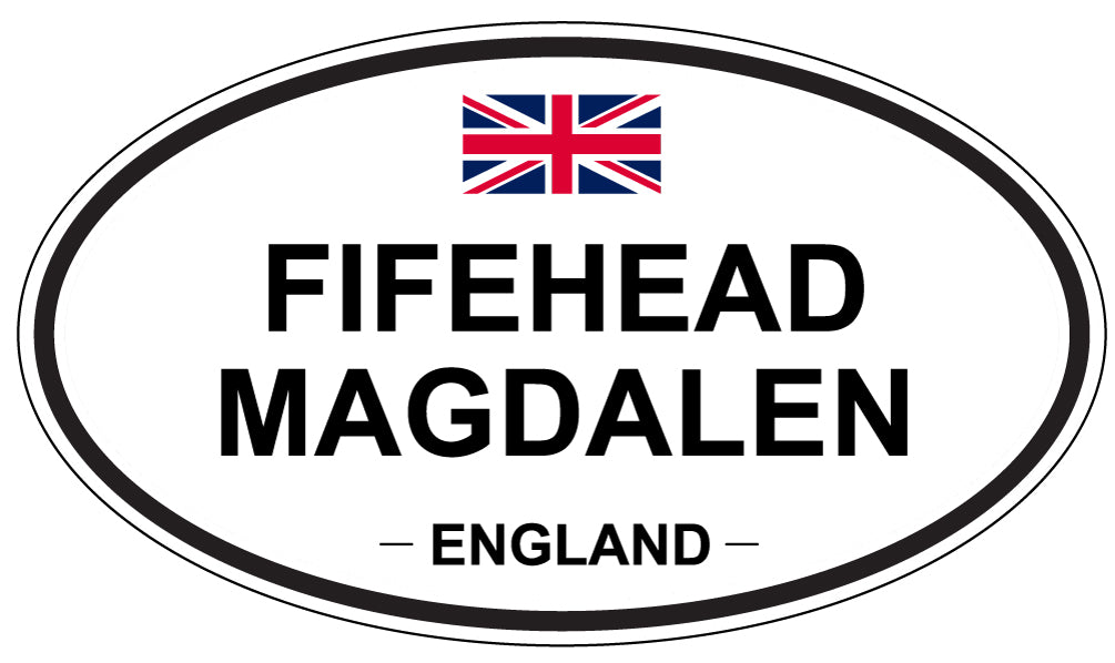 FIFEHEAD MAGDALEN, England - Oval Magnet