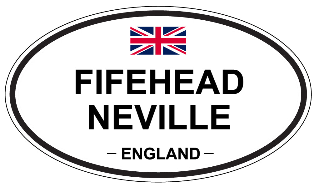 FIFEHEAD NEVILLE, England - Oval Magnet