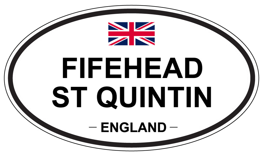 FIFEHEAD ST QUINTIN, England - Oval Magnet