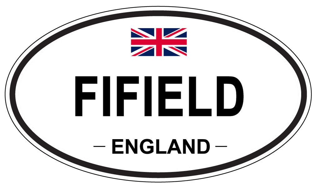 FIFIELD, England - Oval Magnet