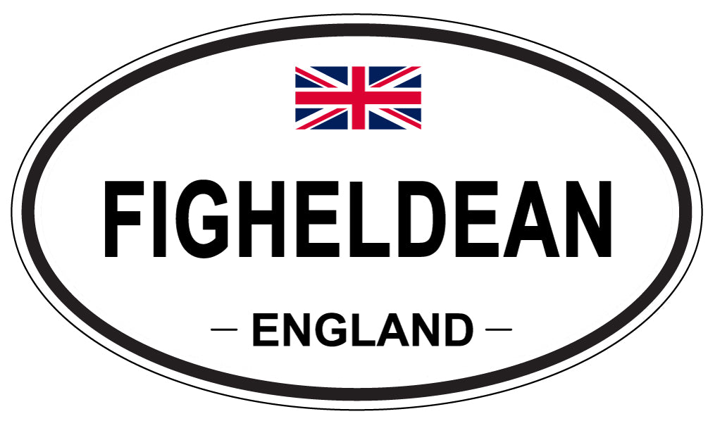 FIGHELDEAN, England - Oval Magnet