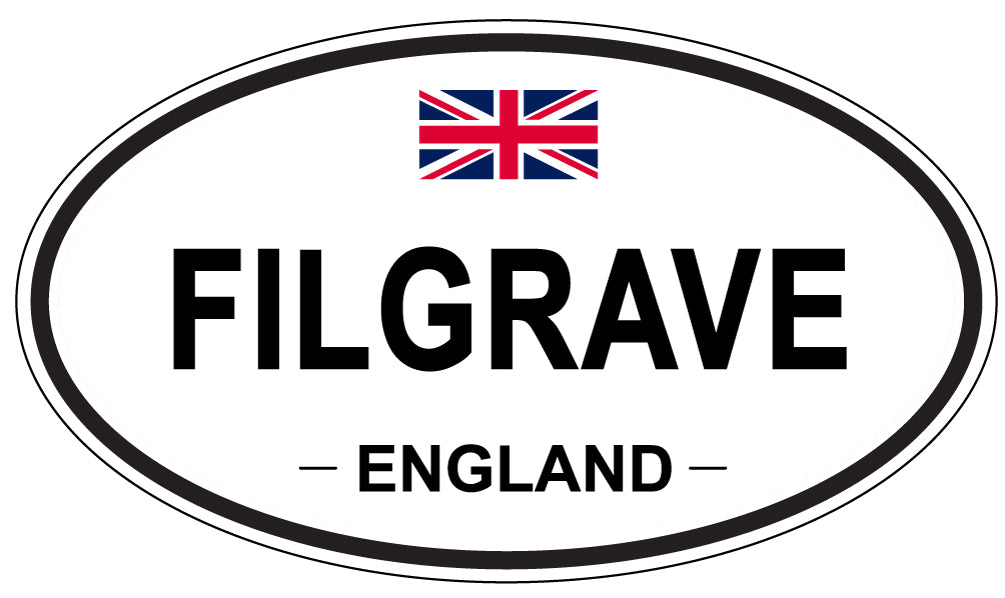 FILGRAVE, England - Oval Magnet