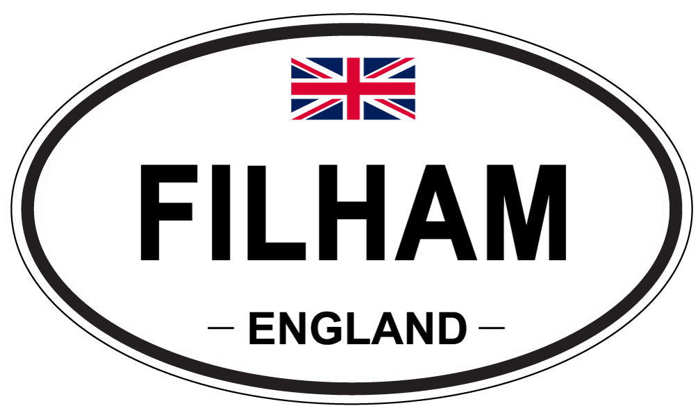 FILHAM, England - Oval Magnet