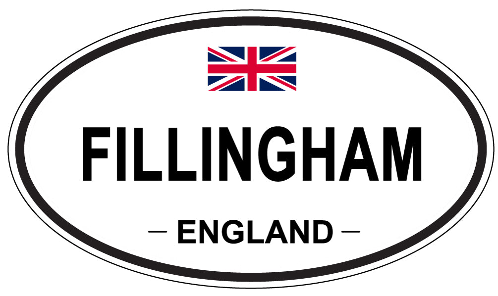 FILLINGHAM, England - Oval Magnet