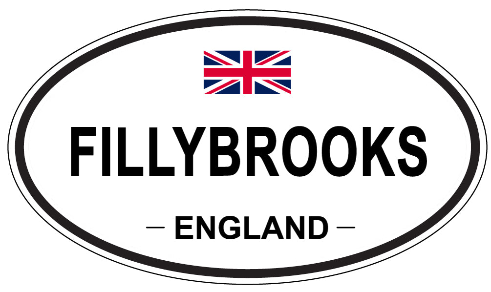FILLYBROOKS, England - Oval Magnet