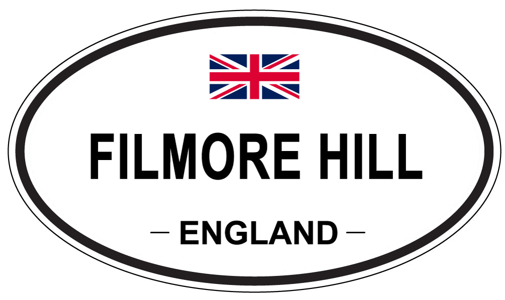 FILMORE HILL, England - Oval Magnet