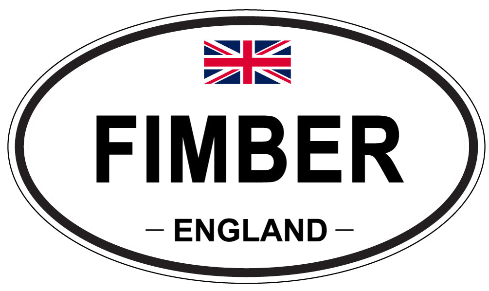 FIMBER, England - Oval Magnet