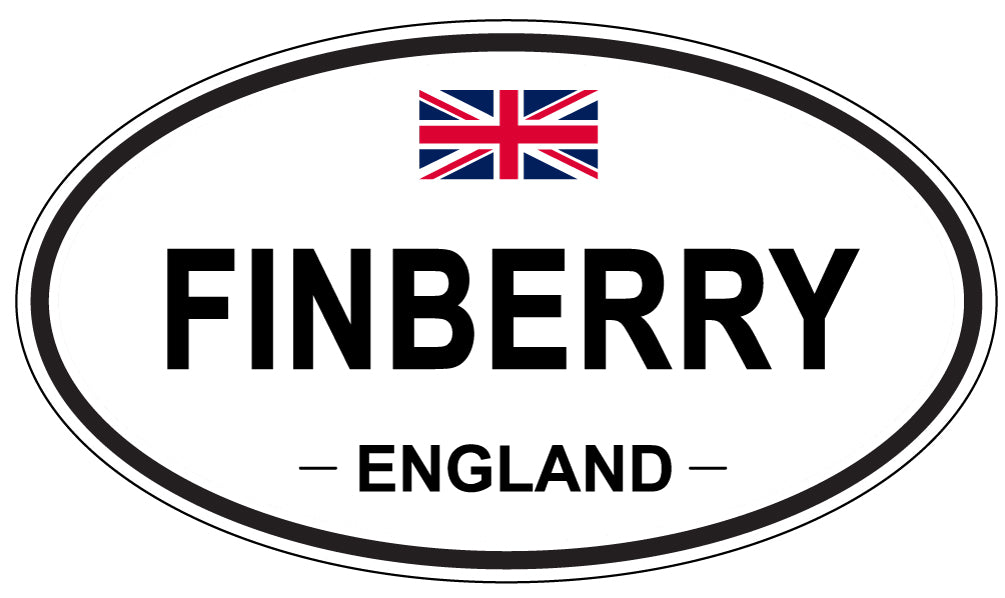 FINBERRY, England - Oval Magnet