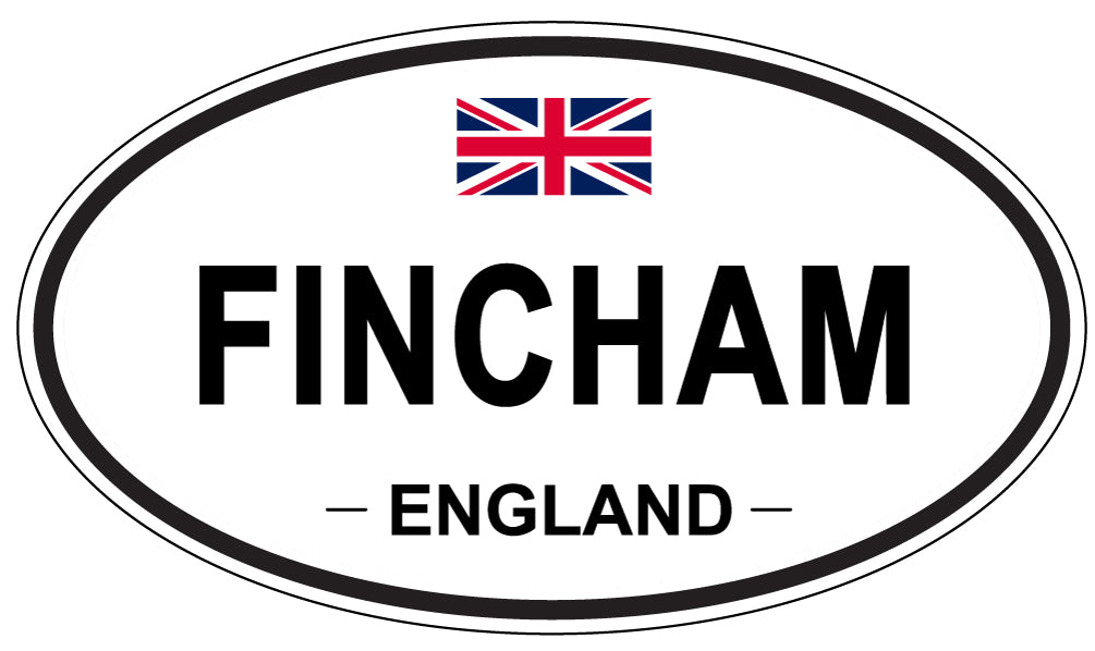 FINCHAM, England - Oval Magnet