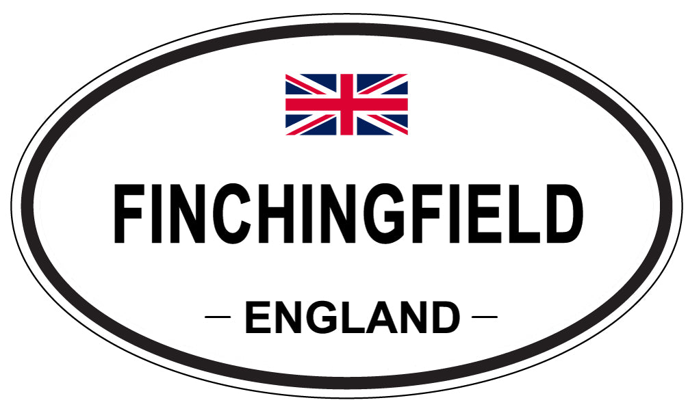 FINCHINGFIELD, England - Oval Magnet