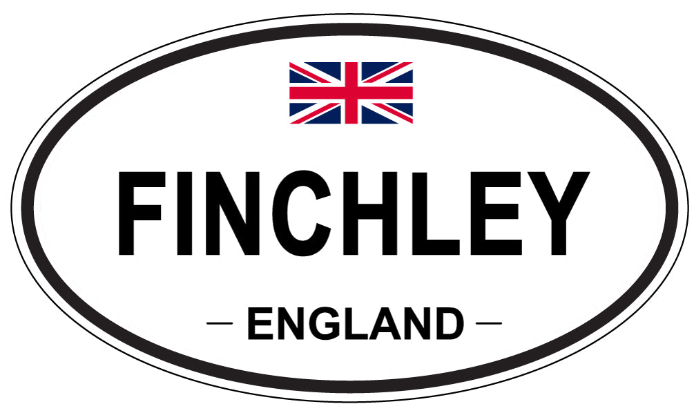 FINCHLEY, England - Oval Magnet