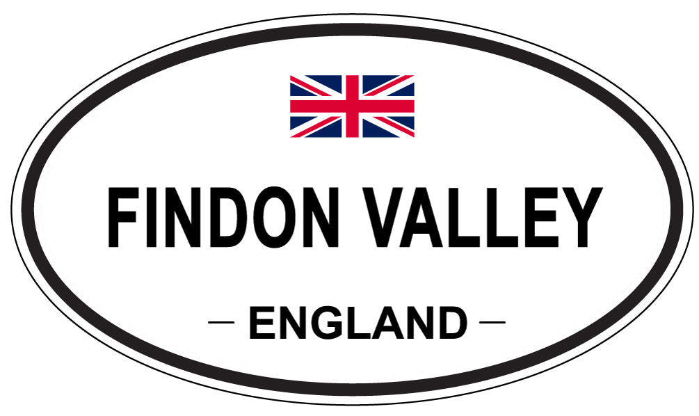 FINDON VALLEY, England - Oval Magnet