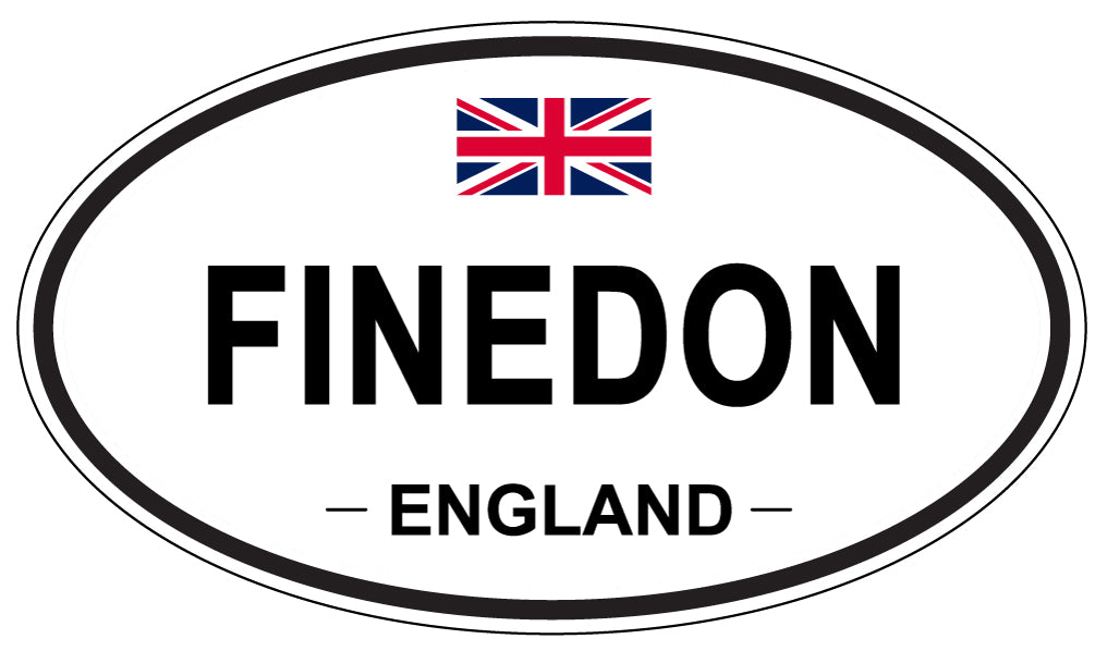 FINEDON, England - Oval Magnet