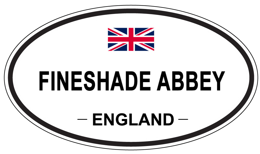 FINESHADE ABBEY, England - Oval Magnet