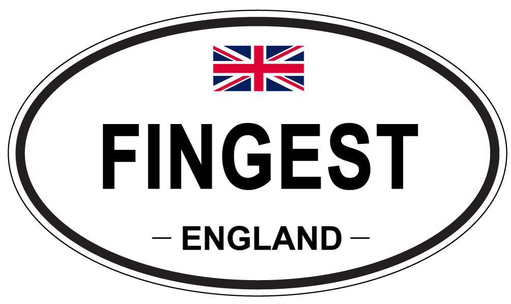 FINGEST, England - Oval Magnet