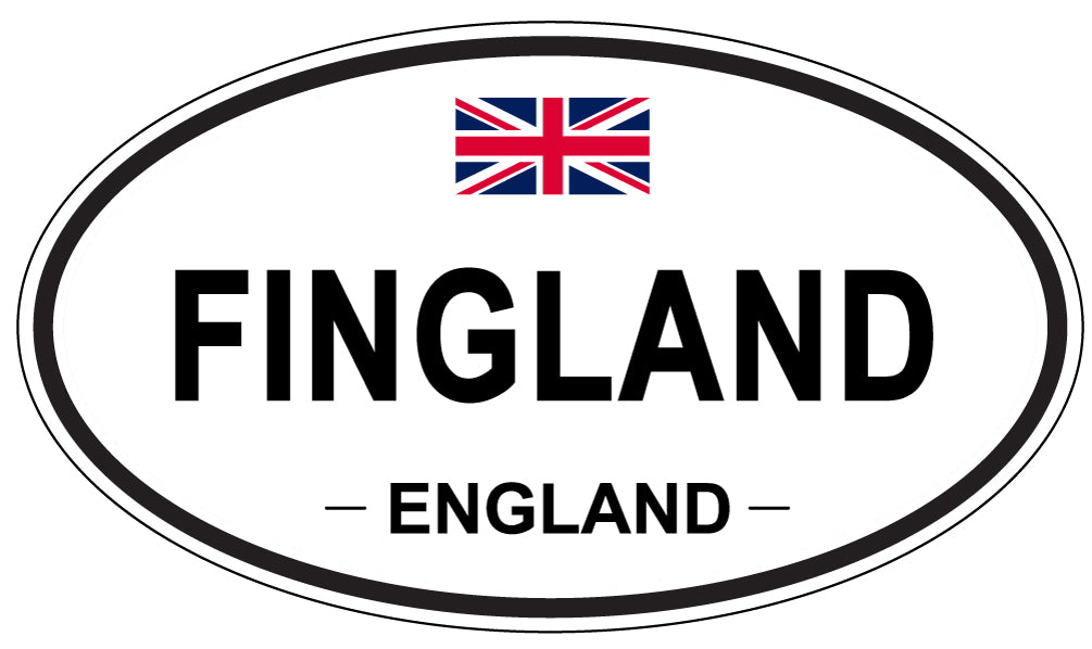 FINGLAND, England - Oval Magnet
