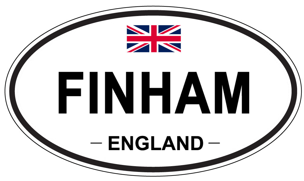 FINHAM, England - Oval Magnet