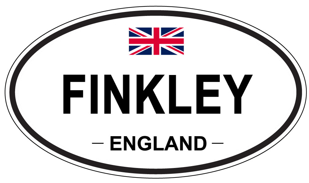 FINKLEY, England - Oval Magnet