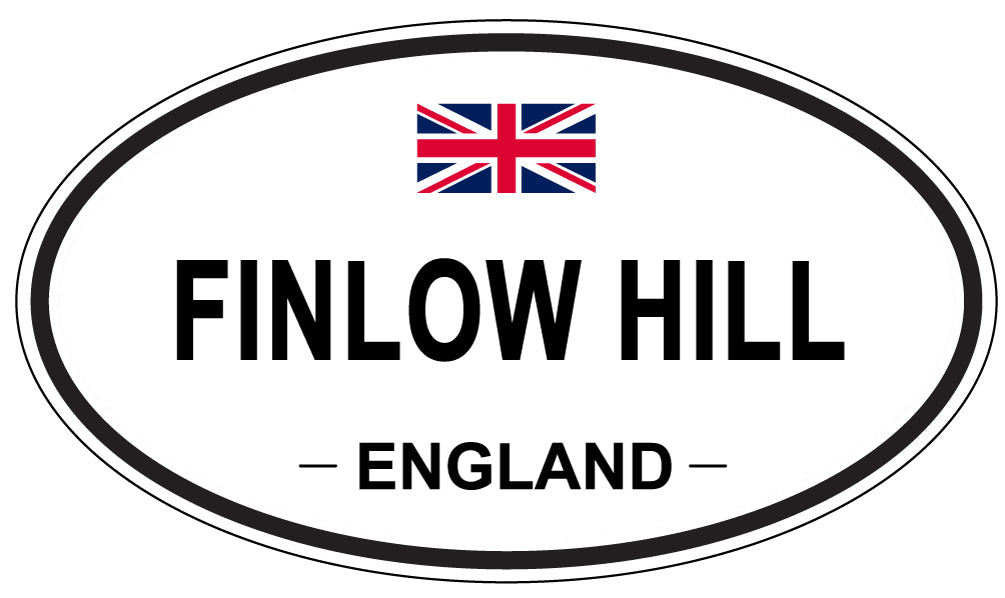FINLOW HILL, England - Oval Magnet