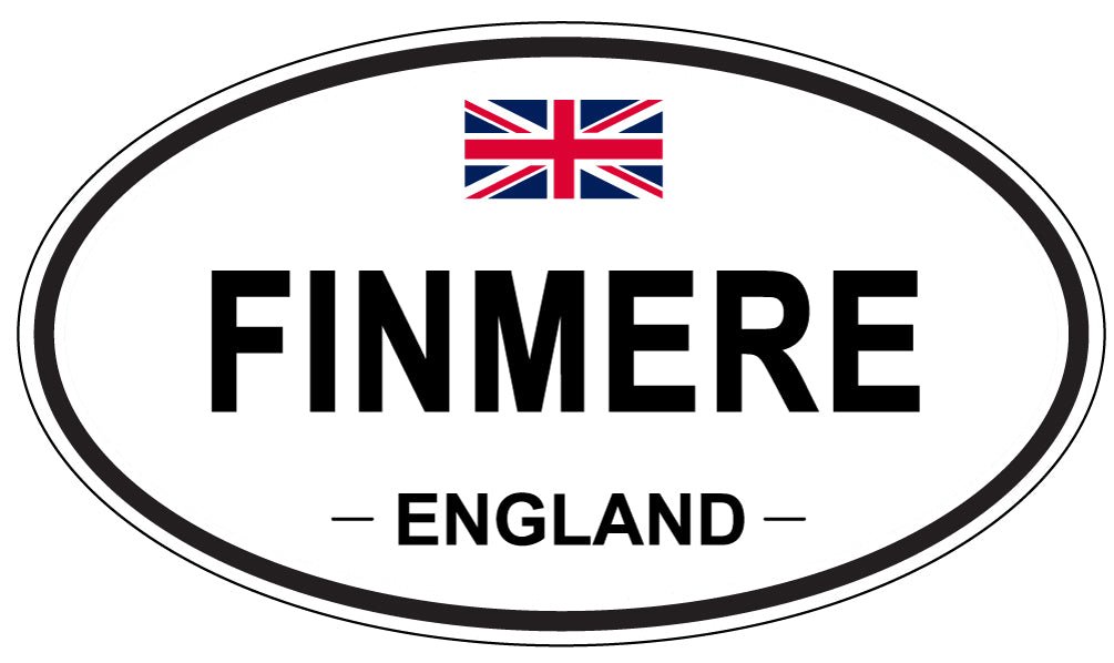 FINMERE, England - Oval Magnet