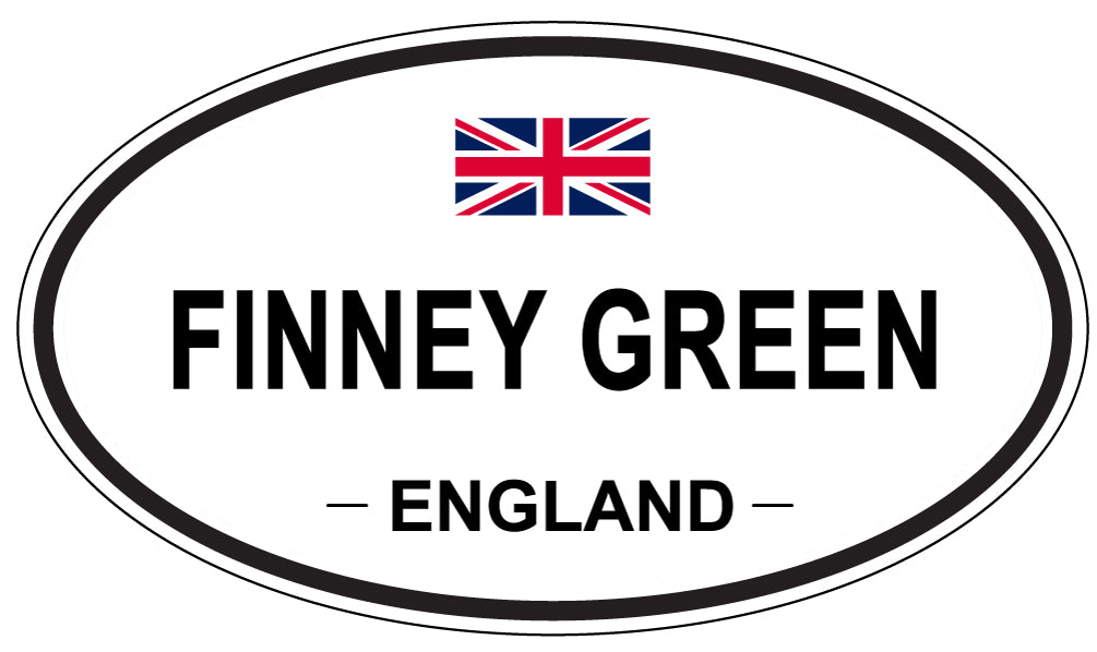 FINNEY GREEN, England - Oval Magnet
