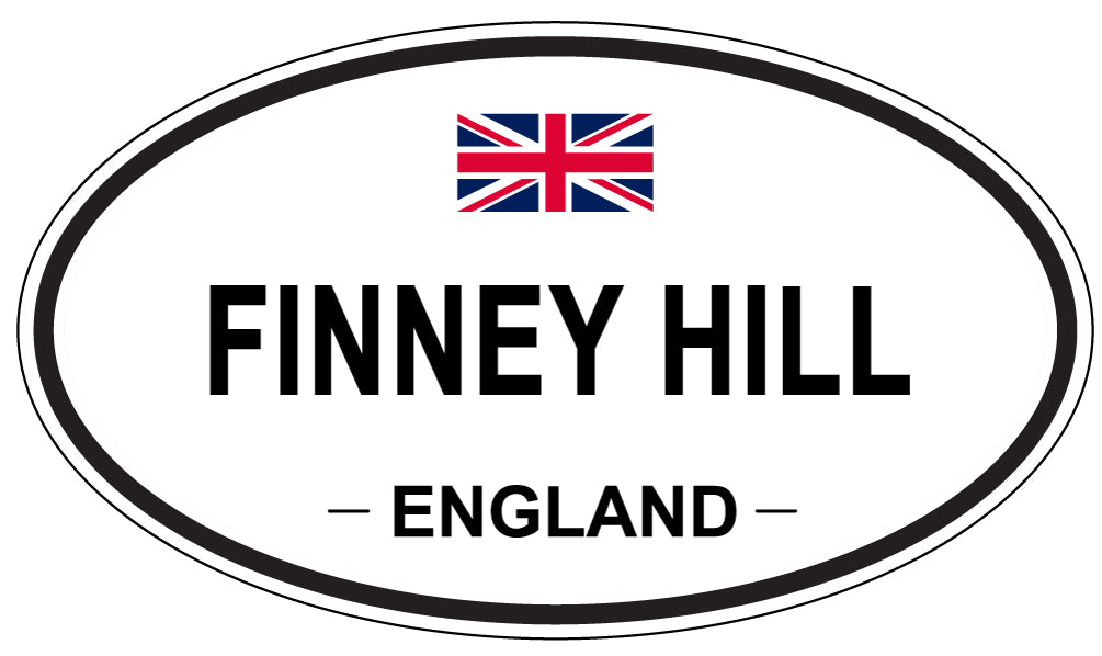 FINNEY HILL, England - Oval Magnet
