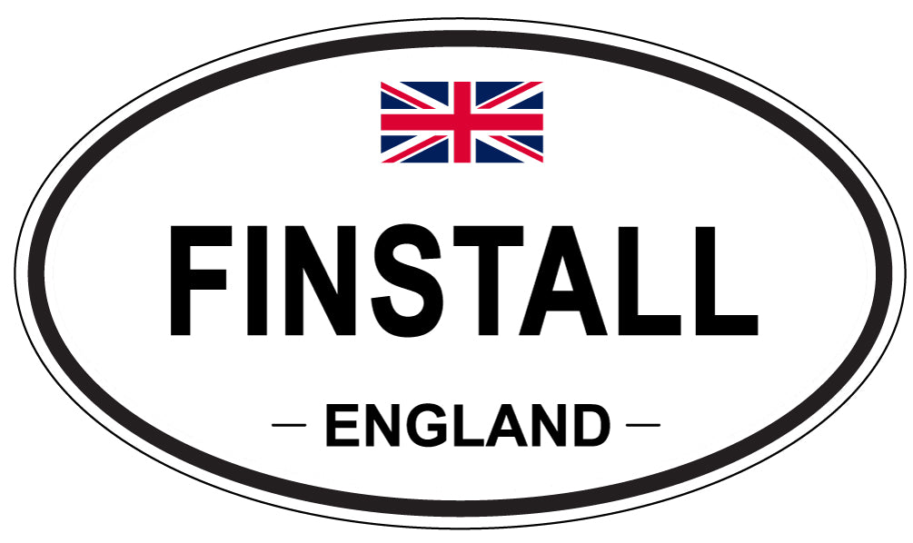 FINSTALL, England - Oval Magnet