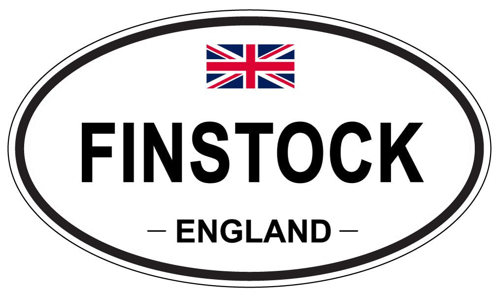 FINSTOCK, England - Oval Magnet