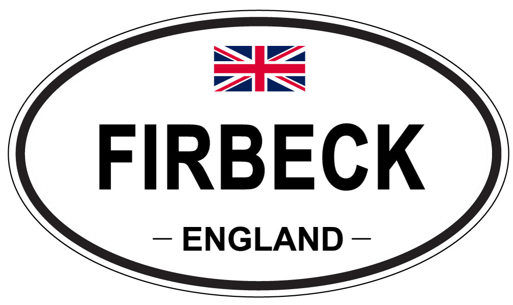 FIRBECK, England - Oval Magnet