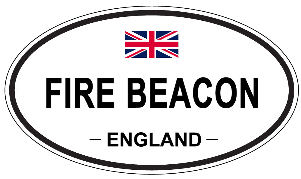 FIRE BEACON, England - Oval Magnet