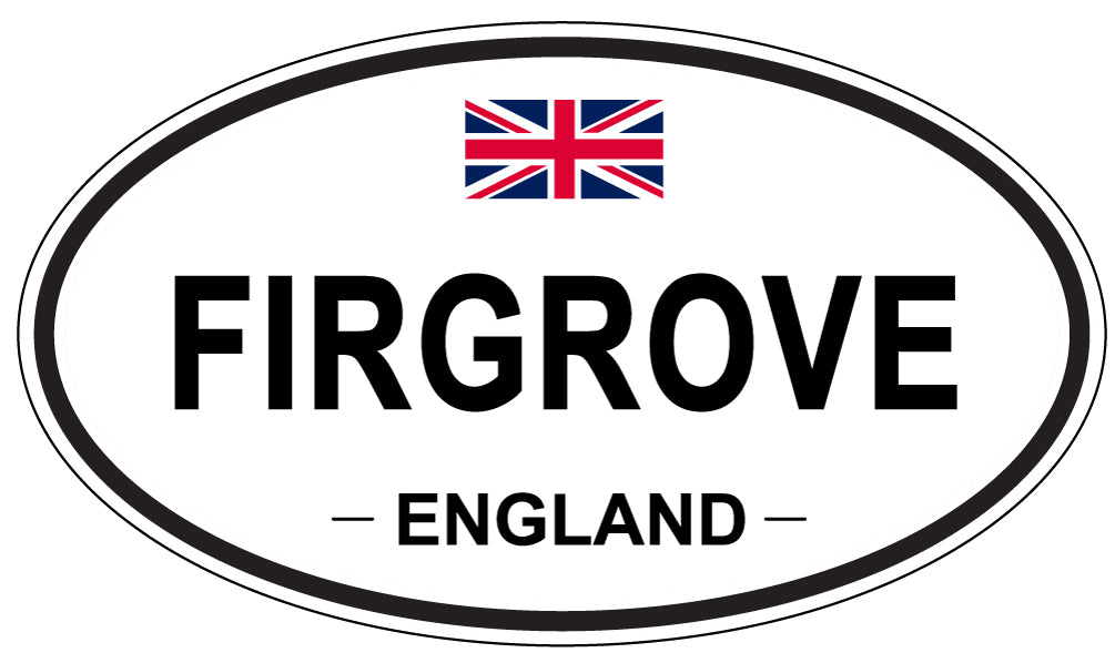 FIRGROVE, England - Oval Magnet