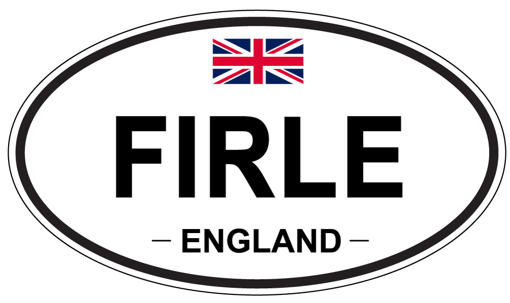 FIRLE, England - Oval Magnet