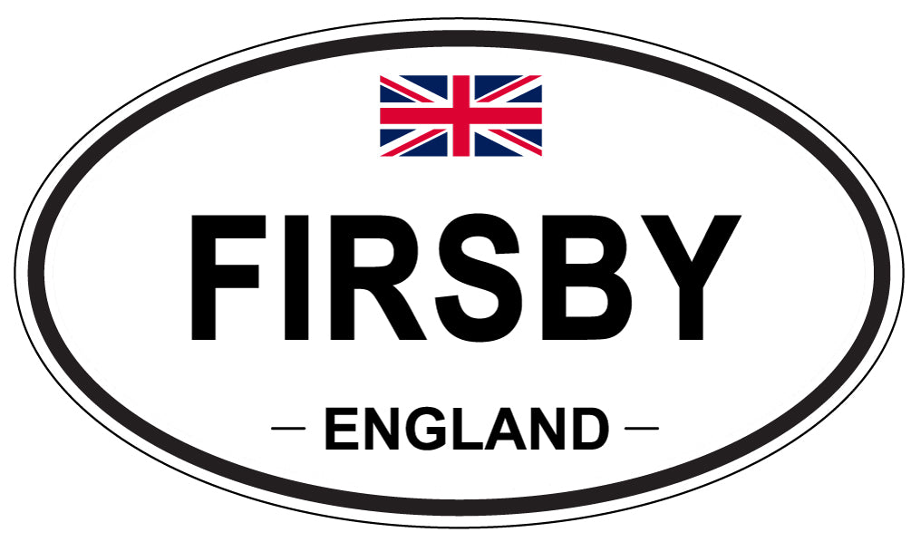 FIRSBY, England - Oval Magnet