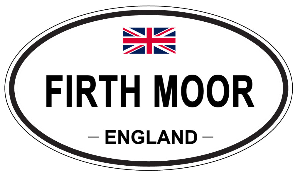 FIRTH MOOR, England - Oval Magnet