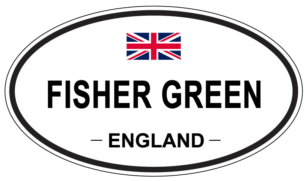 FISHER GREEN, England - Oval Magnet