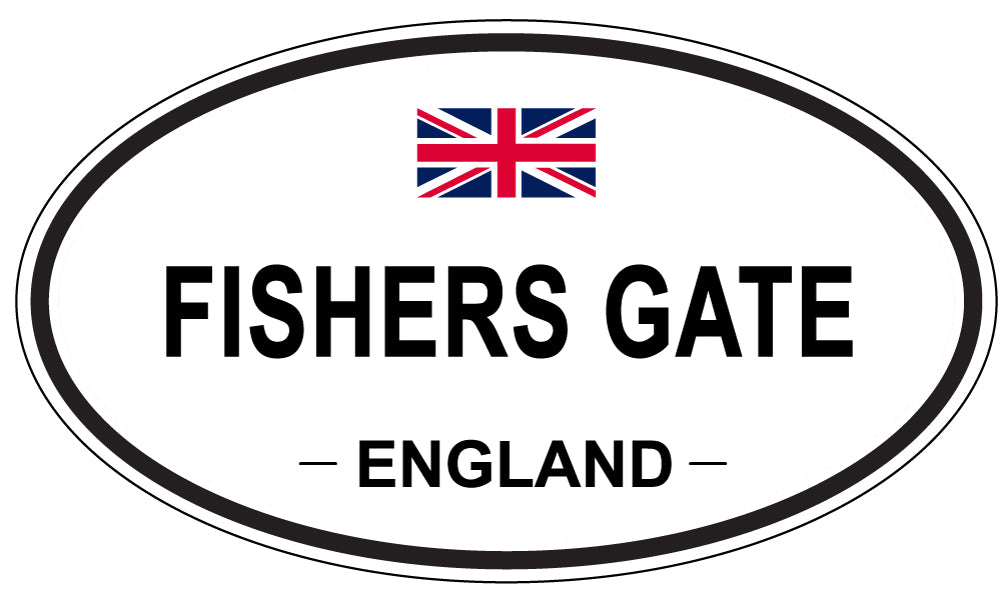 FISHERS GATE, England - Oval Magnet