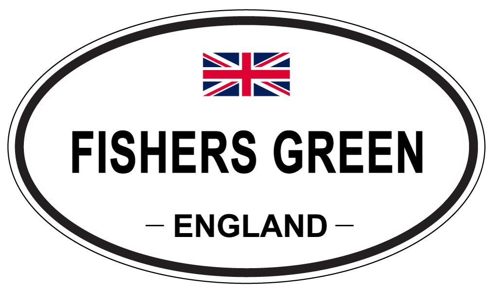 FISHERS GREEN, England - Oval Magnet