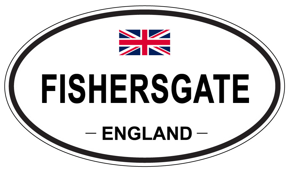 FISHERSGATE, England - Oval Magnet