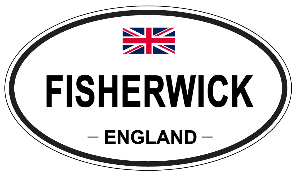 FISHERWICK, England - Oval Magnet