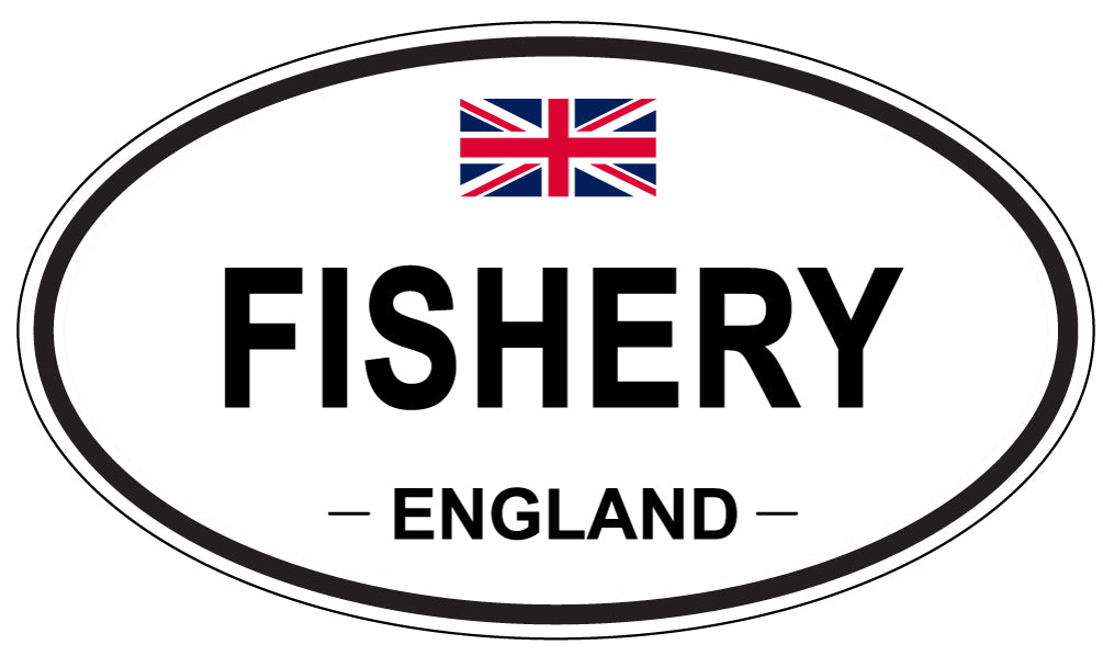 FISHERY, England - Oval Magnet