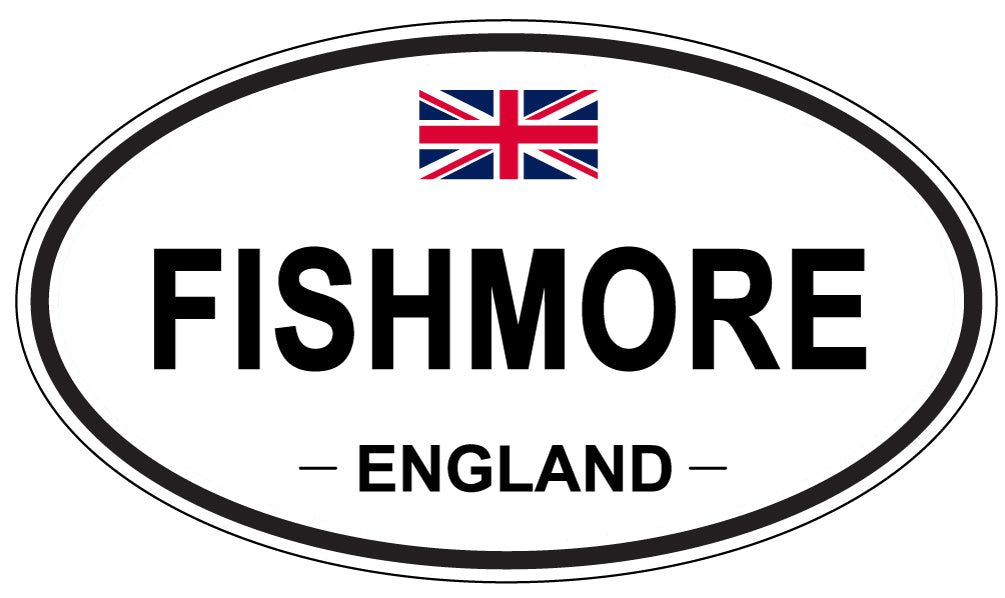 FISHMORE, England - Oval Magnet