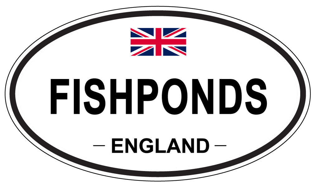 FISHPONDS, England - Oval Magnet