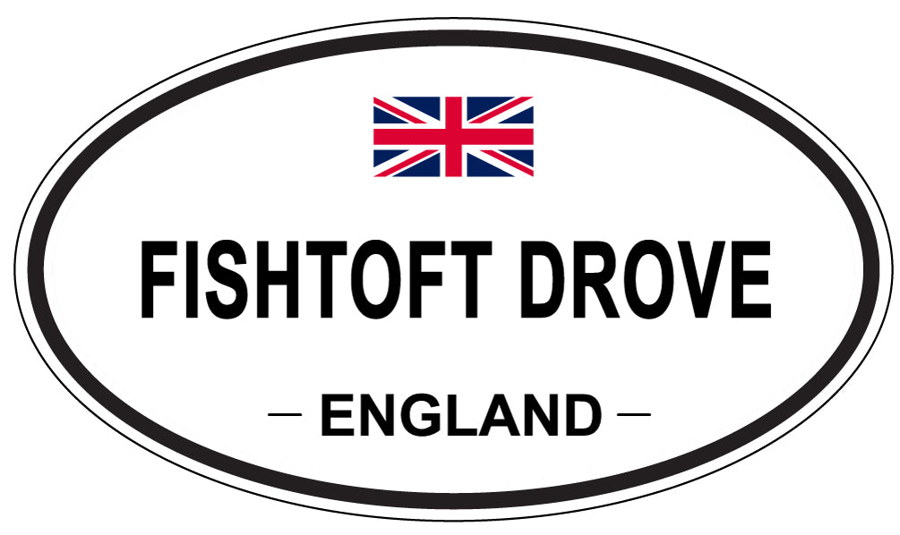 FISHTOFT DROVE, England - Oval Magnet