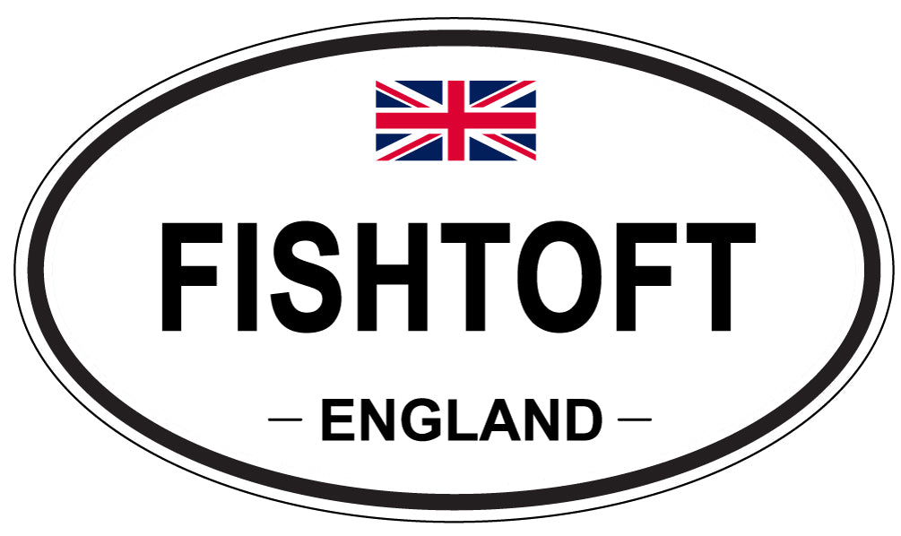 FISHTOFT, England - Oval Magnet