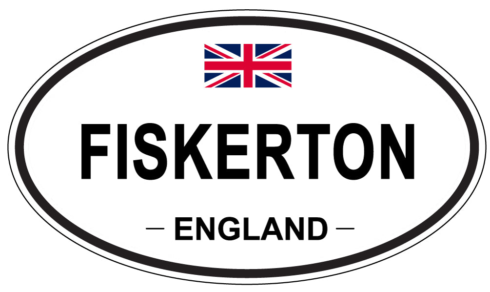 FISKERTON, England - Oval Magnet