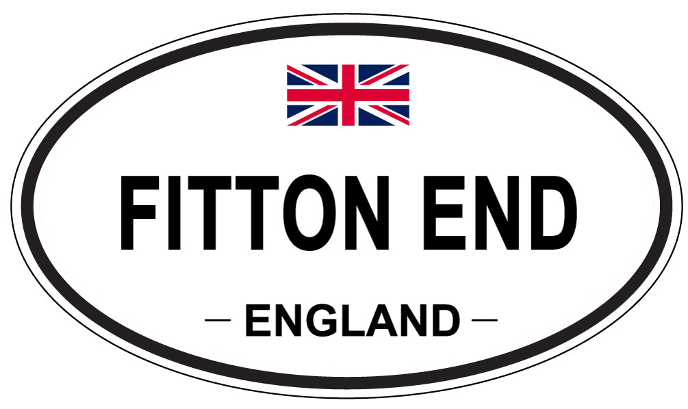 FITTON END, England - Oval Magnet