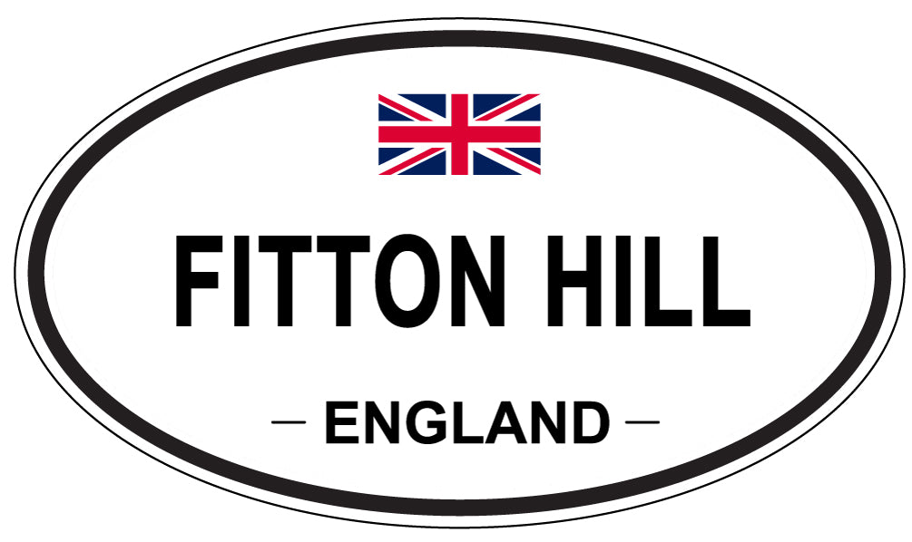 FITTON HILL, England - Oval Magnet