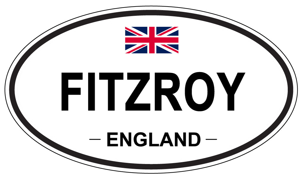 FITZROY, England - Oval Magnet