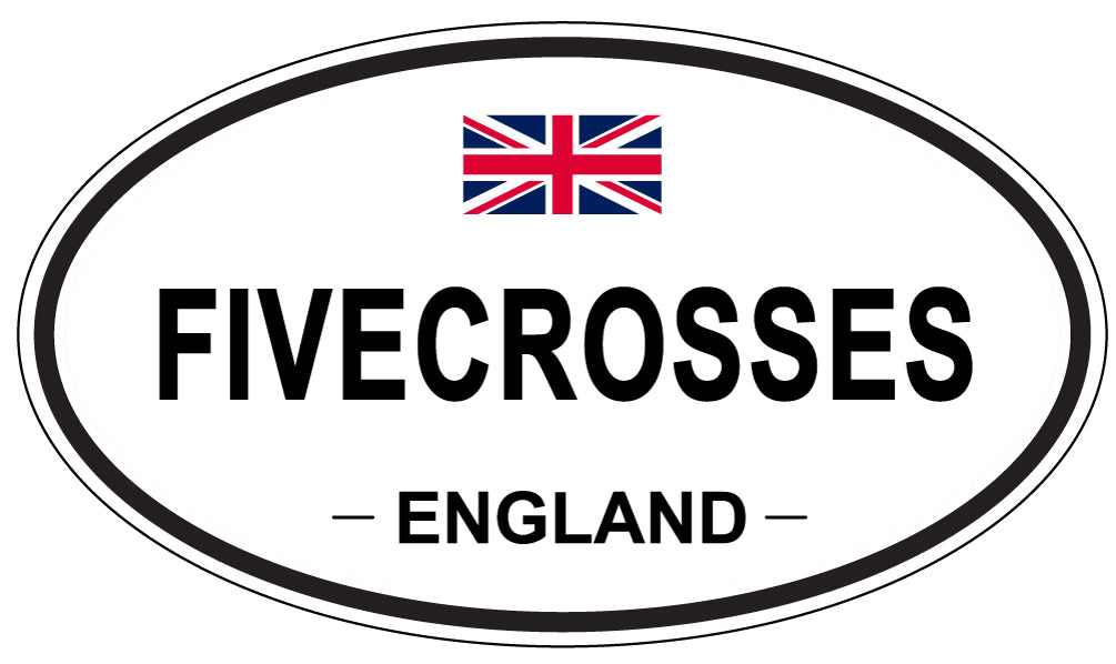FIVECROSSES, England - Oval Magnet