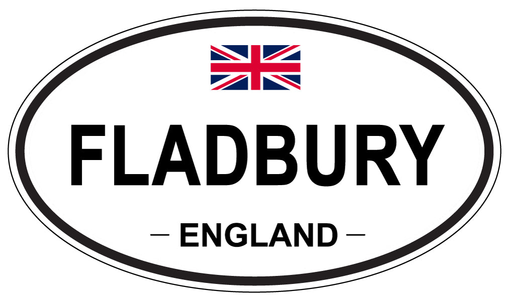 FLADBURY, England - Oval Magnet